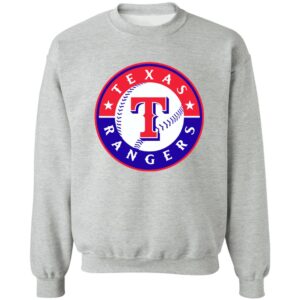 Texas Rangers Baseball Crewneck Pullover Sweatshirt