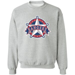 Texas Rangers Baseball Crewneck Pullover Sweatshirt