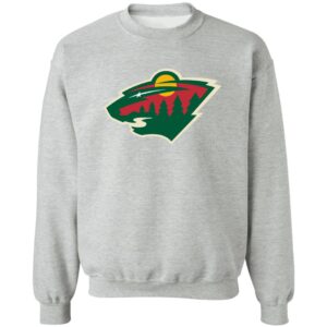 Minnesota Wild Ice hockey Crewneck Pullover Sweatshirt