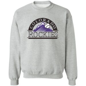 Colorado Rockies Baseball  Crewneck Pullover Sweatshirt