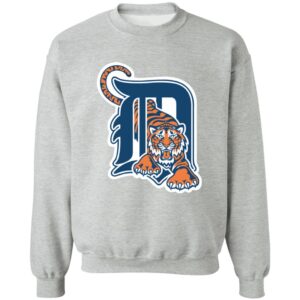 Detroit Tigers Baseball Crewneck Pullover Sweatshirt