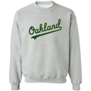 Oakland Athletics Baseball Crewneck Pullover Sweatshirt
