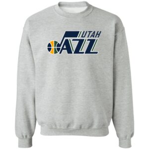 Utah Jazz Basketball Crewneck Pullover Sweatshirt