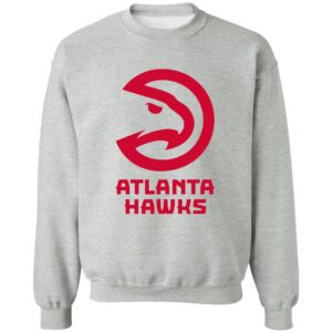 Atlanta Hawks Basketball  Crewneck Pullover Sweatshirt