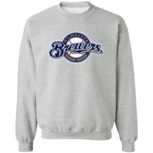 Milwaukee Brewers Baseball Crewneck Pullover Sweatshirt
