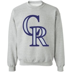 Colorado Rockies Baseball Crewneck Pullover Sweatshirt