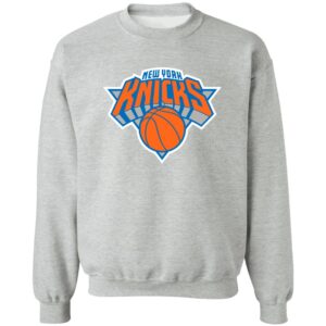 New York Knicks Basketball  Crewneck Pullover Sweatshirt