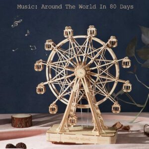 DIY Wooden Rotatable Ferris Wheel