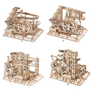 3D DIY Wooden Puzzle Roller Coaster