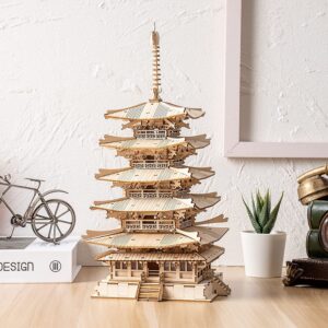 Pagoda 3D Wooden Puzzle Toys